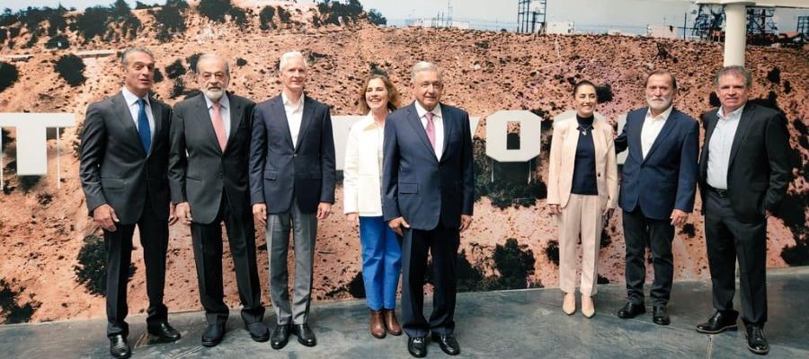 Argos’, de Epigmenio Ibarra celebra aniversario en compañía de AMLO, Slim y Sheinbaum