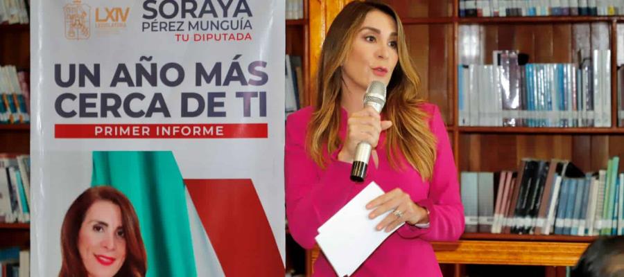 Reconoce Soraya Pérez que podría asumir la presidencia de la Comisión de Fomento y Desarrollo Industrial