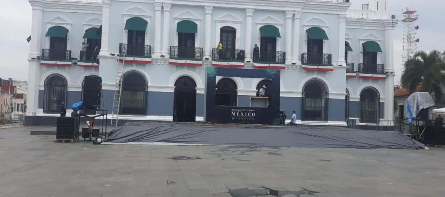 Se alista Plaza de Armas para Grito de Independencia