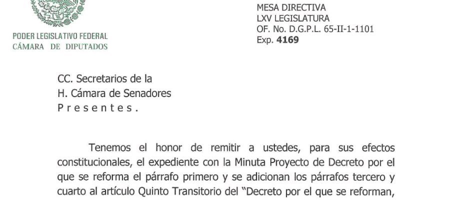 Recibe Senado minuta de iniciativa para que Fuerzas Armadas se mantengan en las calles hasta 2028 Recibe Senado minuta de iniciativa para que Fuerzas Armadas se mantengan en las calles hasta 2028