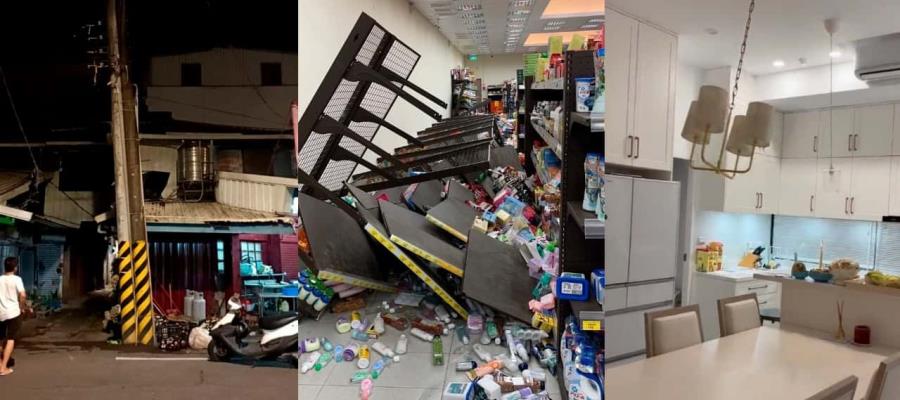 Sacude a Taiwán sismo de magnitud 6.6 Sacude a Taiwán sismo de magnitud 6.6