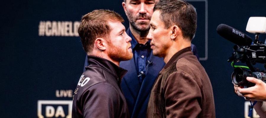 ‘Canelo’ Álvarez y Golovkin dan el peso y están listos para protagonizar trilogía