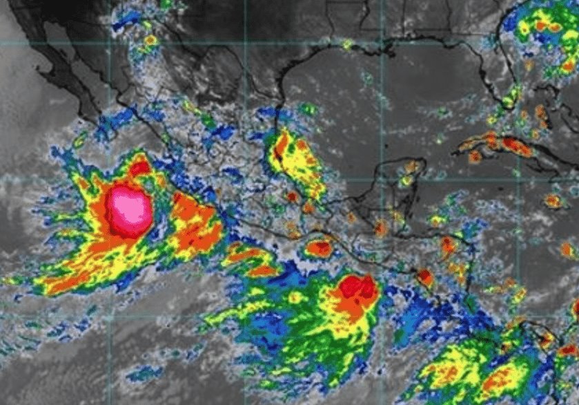 ‘Madeline’ provocará lluvias en estados del oeste de México