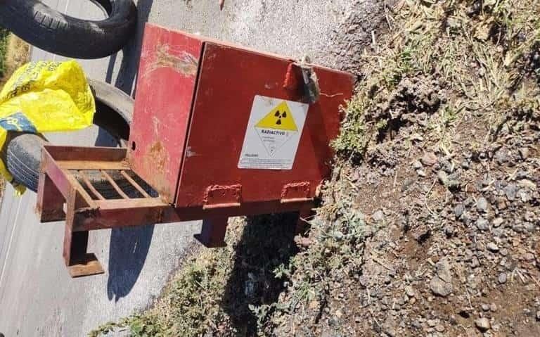 Recuperan fuente radioactiva robada en Edomex