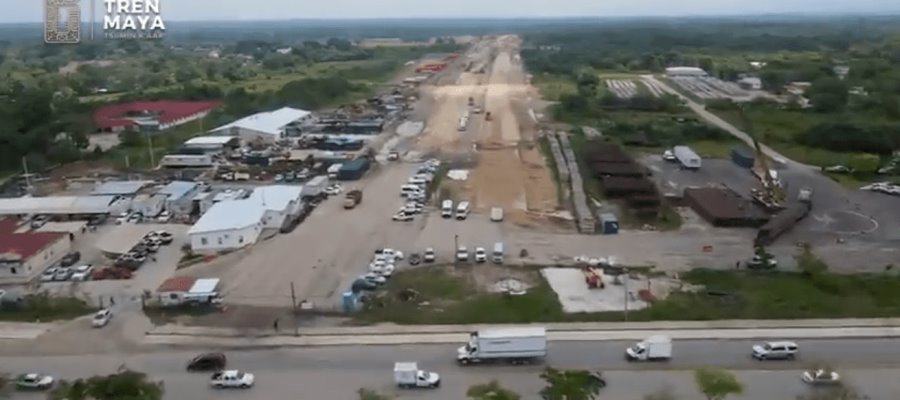 Inician trabajos de la estación del Tren Maya en Palenque, Chiapas