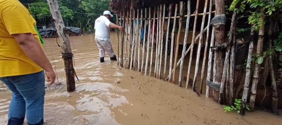 Lluvias rompen umbral histórico en municipios de Chiapas