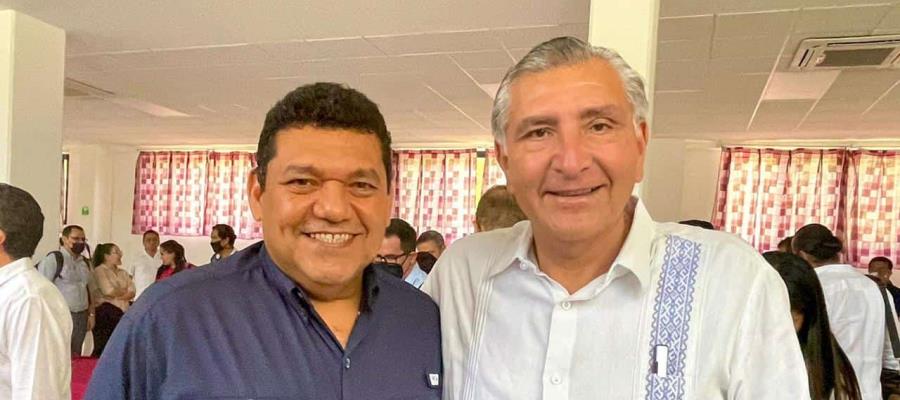 ¡Se confunden! Políticos felicitan anticipadamente a Adán Augusto por su cumpleaños