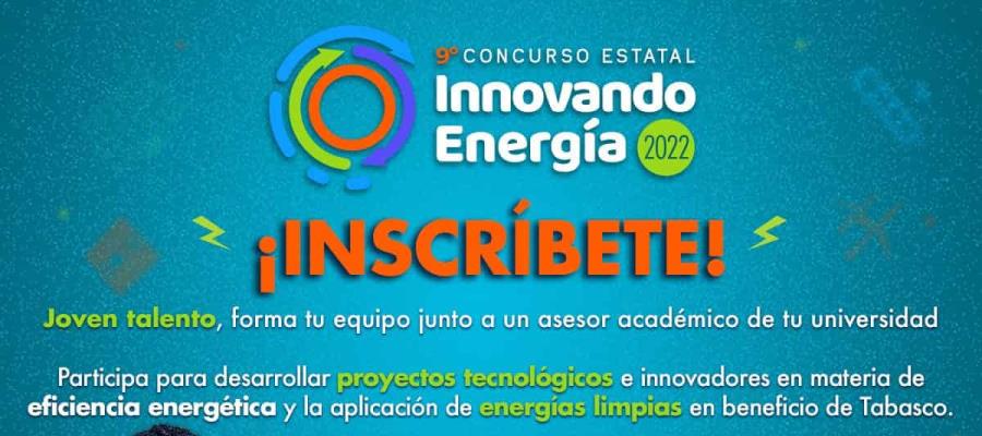 Convoca Sedener a jóvenes a participar en Concurso Estatal de proyectos de innovación energética