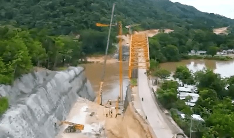 Avanza construcción del nuevo puente de Boca del Cerro en Tenosique del Tren Maya: Fonatur