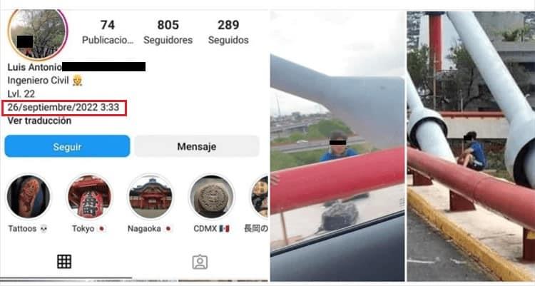 Joven se lanza de puente en Nuevo León; anunció en Instagram fecha y hora de su muerte