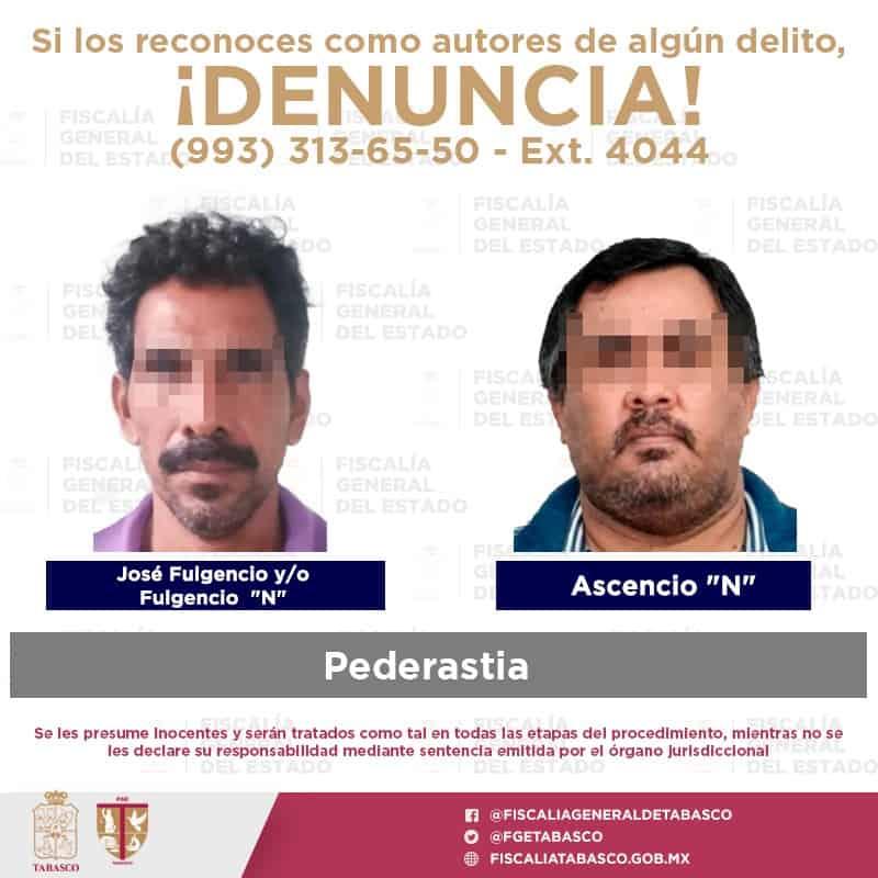 Detiene FGE a 6 por pederastia, lesiones, violencia e incumplimiento familiar Detiene FGE a 6 por pederastia, lesiones, violencia e incumplimiento familiar