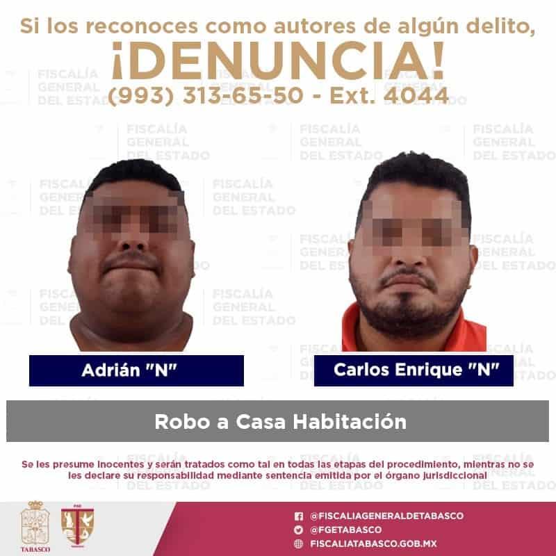 Asegura FGE a 4 personas por robo e incumplimiento familiar Asegura FGE a 4 personas por robo e incumplimiento familiar