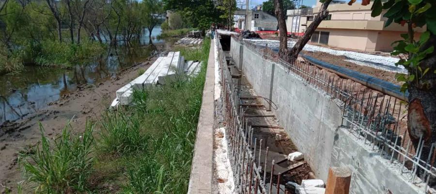 Sedatu no ha intervenido el muro de protección de Conagua en obra del Parque Lineal
