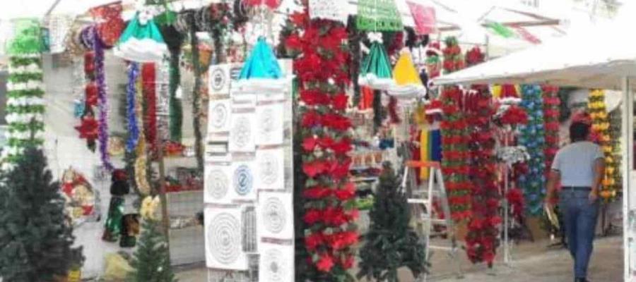 No habrá permiso para venta de artículos navideños en parques ni calles: Fiscalización de Centro No habrá permiso para venta de artículos navideños en parques ni calles: Fiscalización de Centro