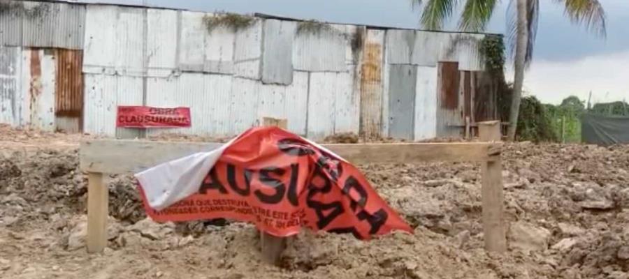 Clausura Centro obra en presunto relleno de Laguna de Las Ilusiones