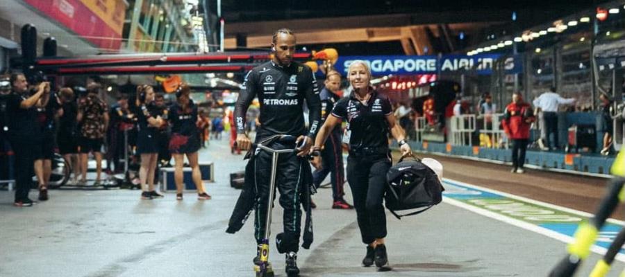 Multan a Escudería Mercedes por piercing de Hamilton Multan a Escudería Mercedes por piercing de Hamilton