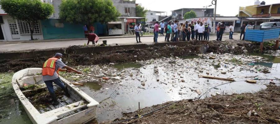 Centro reforzará programa de limpieza de drenaje y cárcamos ante pronóstico de lluvias