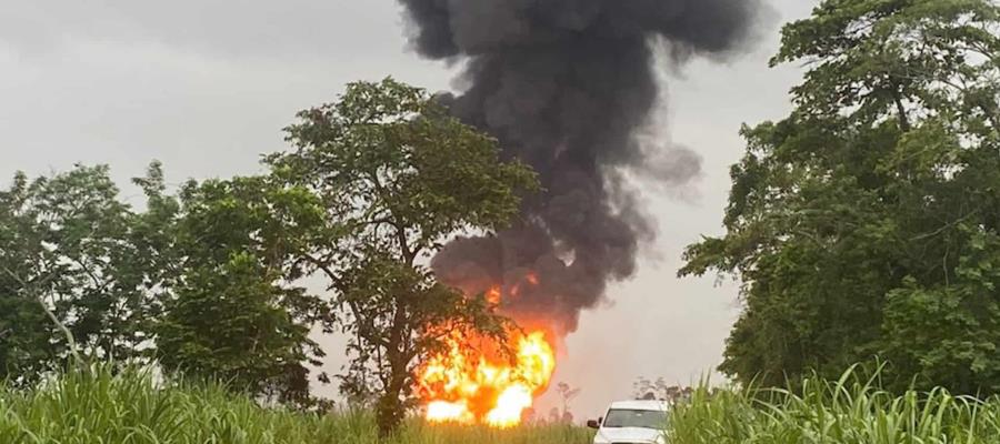 Investigará FGE explosión de ducto de gas en Huimanguillo: Segotab