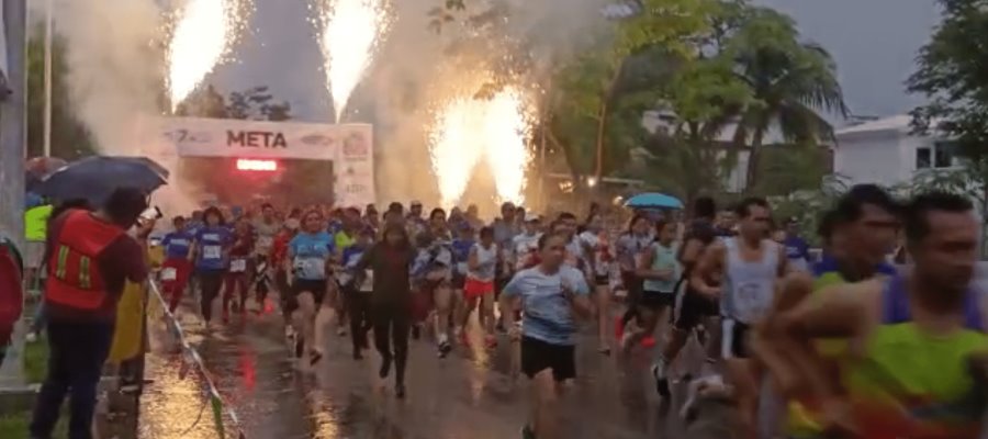 Cornelio Felipe López y Diego Juárez García, los ganadores de la 7ma Carrera de Farmacias Unión