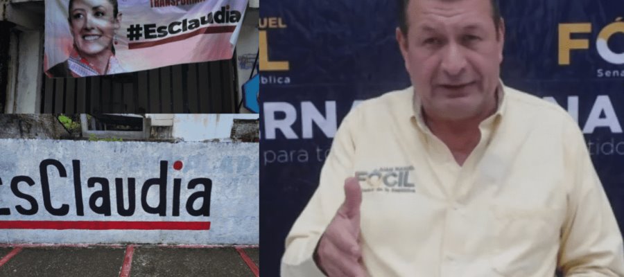 Gastos para pinta de bardas de Adán y Sheinbaum podría salir de algún gobierno: Fócil