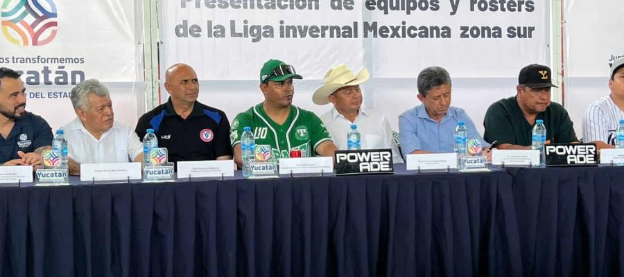 Presentan la Liga Invernal Mexicana en Yucatán