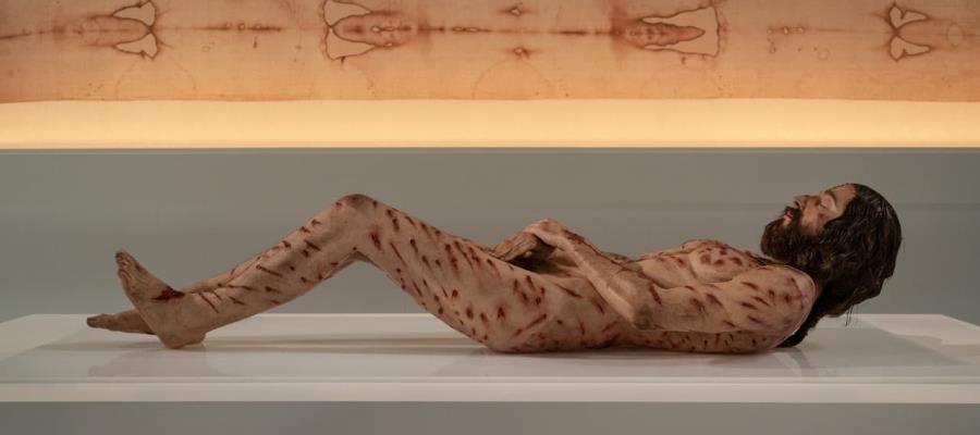 Exponen en España, obra que muestra el cuerpo tridimensional de Jesucristo crucificado