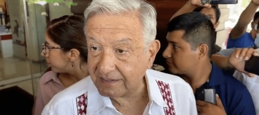 “Vamos a rescatar al sur de Quintana Roo”, asegura Obrador durante gira de supervisión del Tren Maya