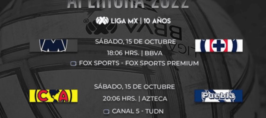 Este sábado, Vuelta de Cuartos de Final de Liga MX