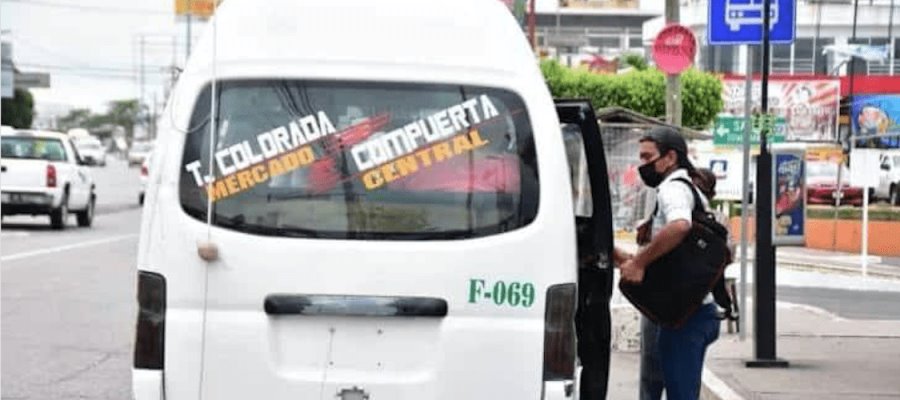 Combis de rutas foráneas y suburbanas mantendrán uso de cubrebocas para prevenir enfermedades de invierno