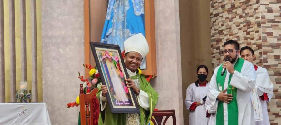 Monseñor Roberto Madrigal visita Tabasco y oficia misas en Cunduacán y Paraíso