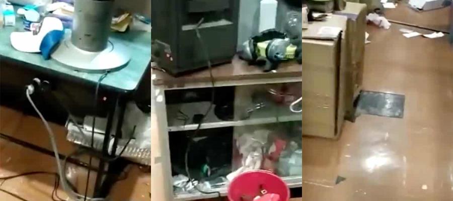 [VIDEO] Vandalizan teatro de la FES Acatlán de la UNAM