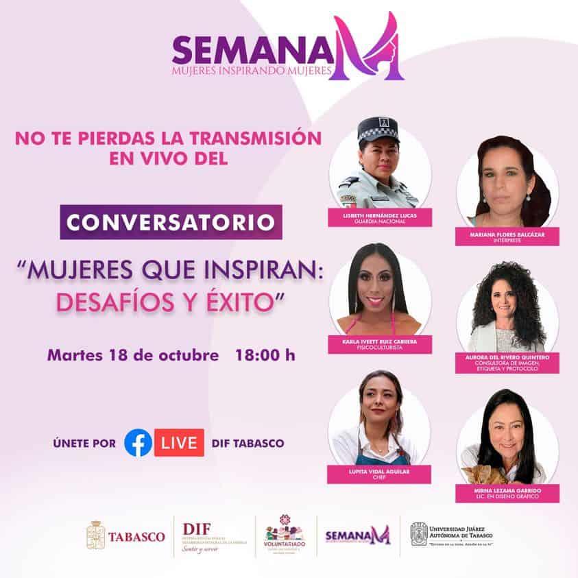 Inicia este martes la Semana M “Mujeres Inspirando Mujeres”; tendrá diversas sedes