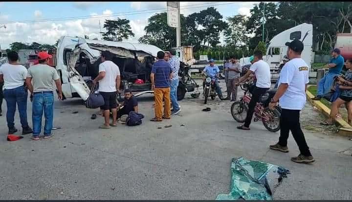 Mueren 2 migrantes en accidente en Ciudad Hidalgo, Chiapas