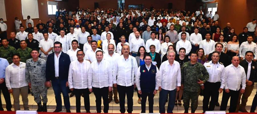 Inauguran en Tabasco Primer Seminario Policial Internacional