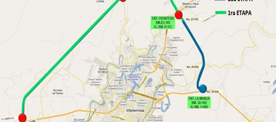 Abren a la circulación segunda etapa del Libramiento de Villahermosa 