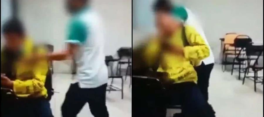 [VIDEO] ¿Cuántos más? Captan agresión contra estudiante de Conalep en Nuevo León