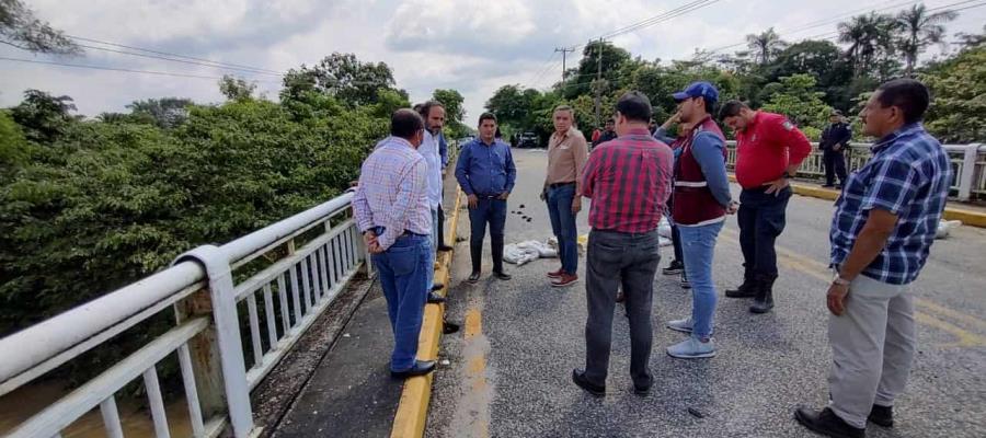 Arriba a Tabasco personal de Cenapred para supervisar puente de la Sierra Arriba a Tabasco personal de Cenapred para supervisar puente de la Sierra