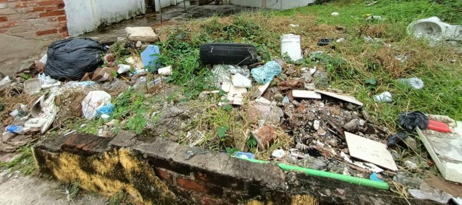 Basureros urbanos invaden Villahermosa