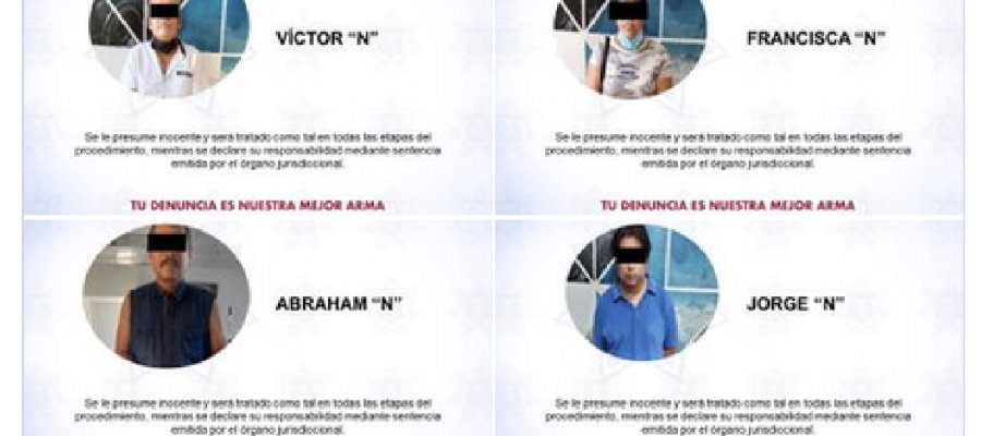 Detiene SSPC a 4 personas y recupera 2 vehículos robados en Centro