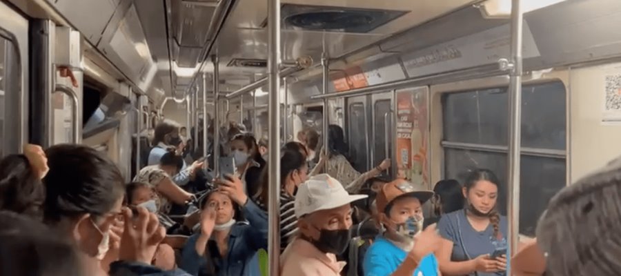 Conato de incendio del Metro de CDMX deja intoxicados por humo en estación Viveros