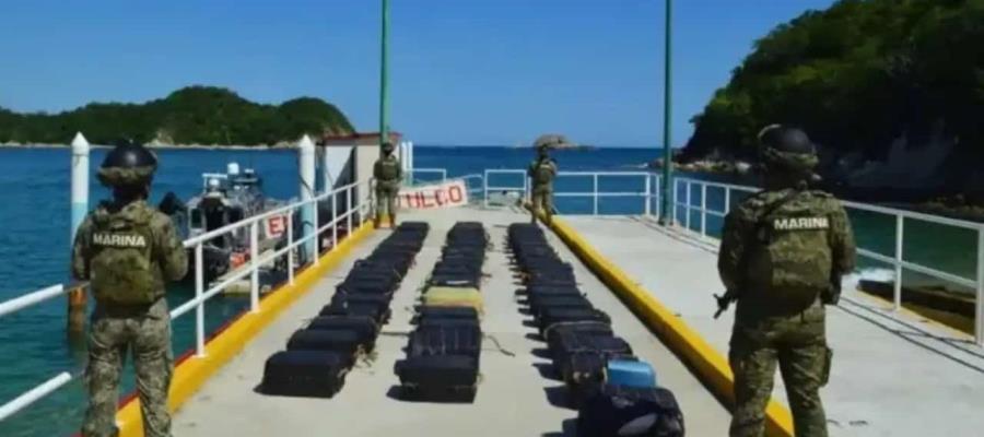 Asegura Semar más de una tonelada de cocaína en Oaxaca