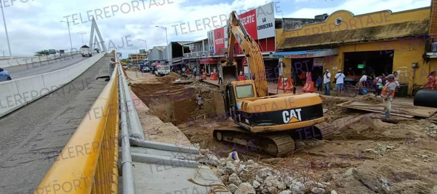 En diciembre estaría rehabilitado socavón de Ruiz Cortines: Osuna En diciembre estaría rehabilitado socavón de Ruiz Cortines: Osuna