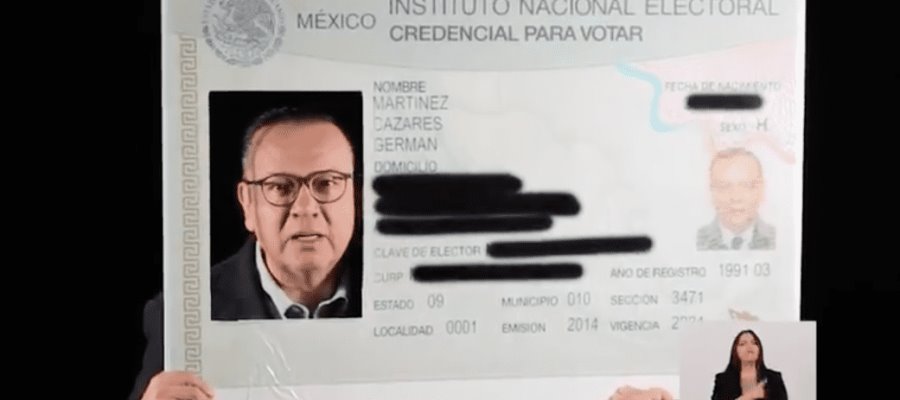 Con reforma electoral, buscan falsificar credencial de elector: Germán Martínez
