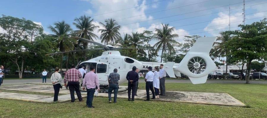 Antes de donar helicóptero a Gobierno de Tabasco, Cotemar recibió contrato multimillonario de Pemex: Granier