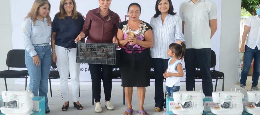 Reactiva DIF Tabasco medios de subsistencia de 114 familias de Centro y Nacajuca