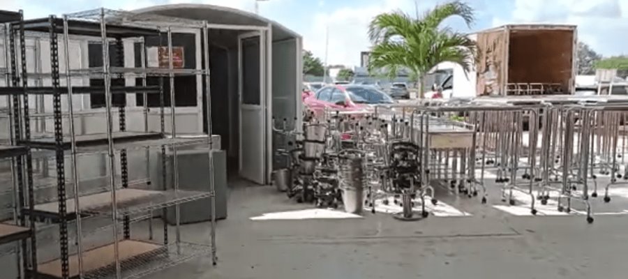 Desocupa Salud “burbujas” del Parque Tabasco que serán usadas en Festival del Chocolate