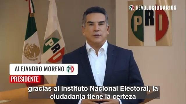Acusa PRI que AMLO y Morena buscan tomar el control de las elecciones con reforma electoral
