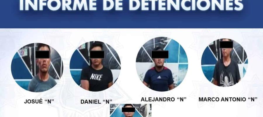 Detiene SSPC a 10 personas como responsables de diferentes delitos en Villahermosa