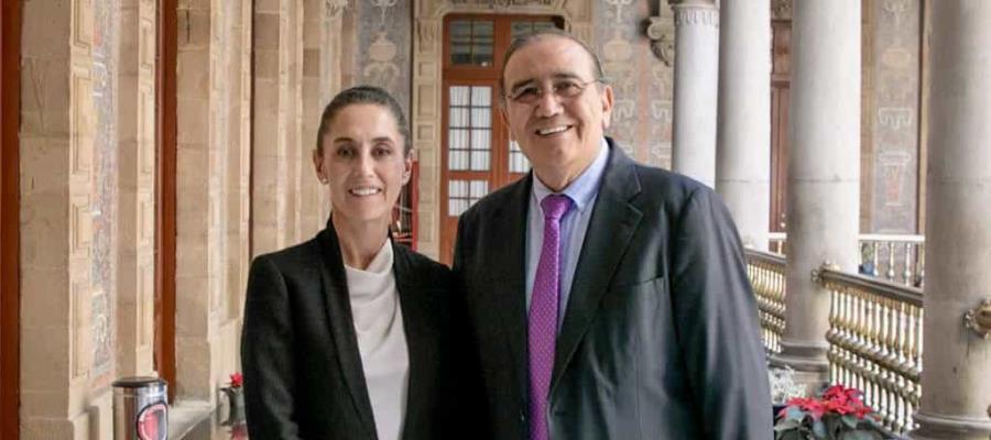 Se reúne Sheinbaum con Pablo Salazar, exgobernador de Chiapas Se reúne Sheinbaum con Pablo Salazar, exgobernador de Chiapas