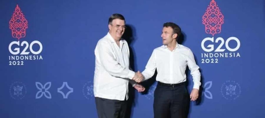 Ebrard va al G20: Llama a movilizar recursos contra la pobreza y cambio climático